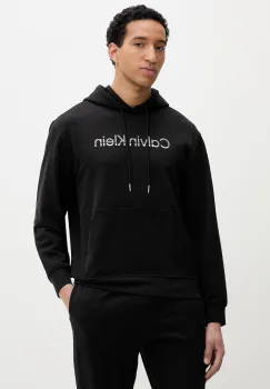 Calvin Klein hanorac cu gluga pentru barbati, din bumbac imagine