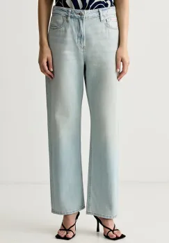 Calvin Klein Jeans blugi straight pentru femei imagine