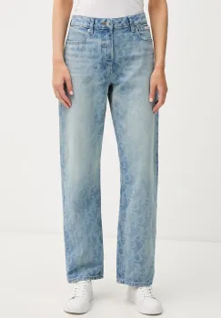 Calvin Klein Jeans blugi straight pentru femei imagine