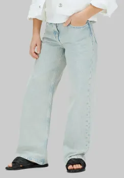 Calvin Klein Jeans blugi wide leg pentru copii imagine