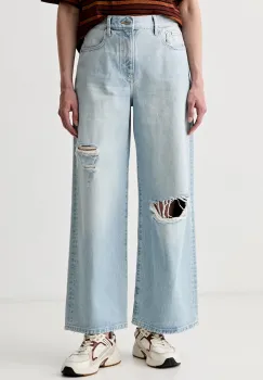 Calvin Klein Jeans blugi wide leg pentru femei imagine