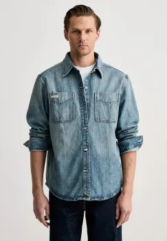 Calvin Klein Jeans  camasa de dama din denim imagine