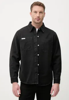 Calvin Klein Jeans camasa pentru barbati, din denim imagine