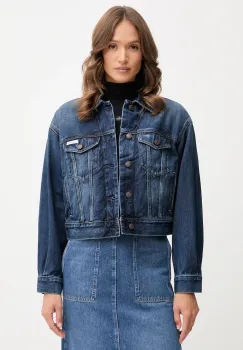 Calvin Klein Jeans geaca de blugi din bumbac imagine