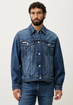 Calvin Klein Jeans geaca de blugi pentru barbati din bumbac imagine