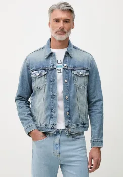Calvin Klein Jeans geaca de blugi pentru barbati din denim imagine