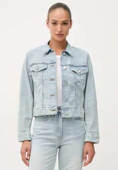Calvin Klein Jeans geaca de blugi pentru femei cu bumbac imagine