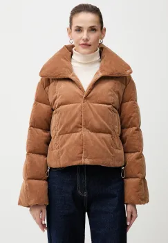 Calvin Klein Jeans geaca de puf din catifea imagine