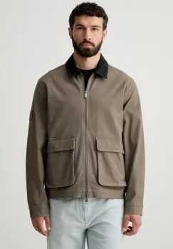 Calvin Klein Jeans geaca de tranzitie pentru barbati, cu bumbac imagine