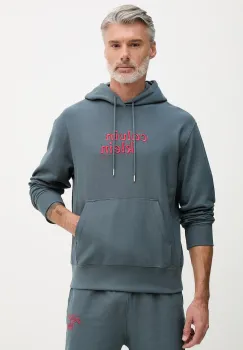 Calvin Klein Jeans hanorac cu gluga pentru barbati, din bumbac imagine