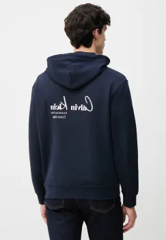 Calvin Klein Jeans hanorac cu gluga pentru barbati, din bumbac imagine