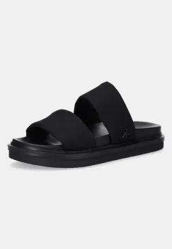 Calvin Klein Jeans papuci FLAT MOLDED DBL BAR SANDAL CV imagine
