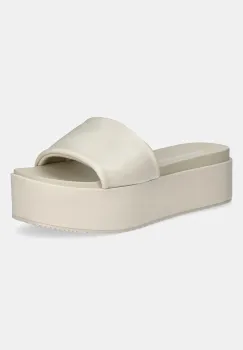 Calvin Klein Jeans papuci FLATFORM SANDAL SLIDE IN NYLON imagine