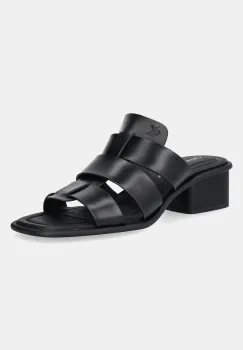 Calvin Klein Jeans papuci HEEL SQUARE MG LTH imagine