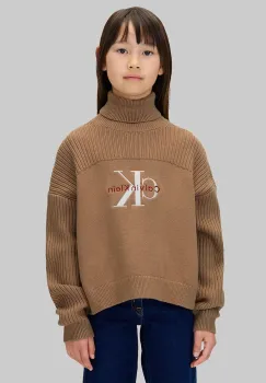 Calvin Klein Jeans pulover de bumbac pentru copii imagine