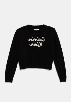 Calvin Klein Jeans pulover de bumbac pentru copii imagine