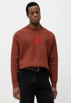 Calvin Klein Jeans pulover din amestec de casmir imagine