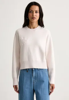 Calvin Klein Jeans pulover pentru femei cu amestec de lana imagine