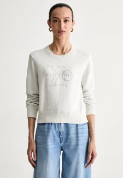 Calvin Klein Jeans pulover pentru femei din bumbac imagine