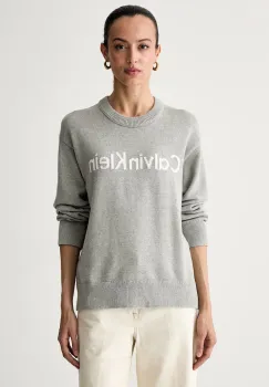 Calvin Klein Jeans pulover pentru femei din bumbac imagine