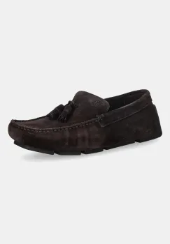 Calvin Klein mocasini din piele intoarsa DRIVER TASSELS SU imagine