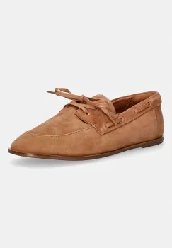 Calvin Klein mocasini pentru femei, din piele intoarsa ESS BOATSHOE SUEDE imagine