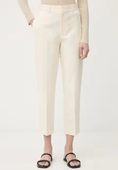 Calvin Klein pantaloni chinos dama din bumbac cu elastan imagine