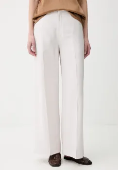 Calvin Klein pantaloni de dama cu lyocell imagine