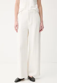 Calvin Klein pantaloni de dama cu vascoza imagine