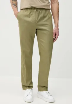 Calvin Klein pantaloni din amestec de in imagine