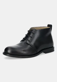 Calvin Klein pantofi de piele ESS RUBBER DESERT BOOT LTH imagine