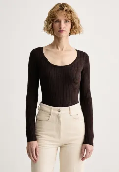 Calvin Klein  pulover pentru femei din lana merino imagine
