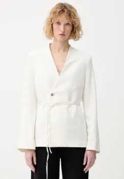 Calvin Klein sacou cu doua randuri de nasturi de dama cu vascoza imagine