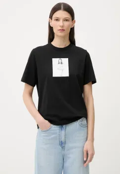 Calvin Klein tricou basic pentru femei, din bumbac imagine