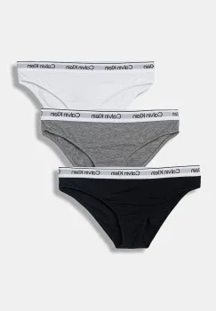 Calvin Klein Underwear chiloti pentru femei, din bumbac cu elastan pachet de 3 imagine