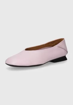 Camper balerini de piele Casi Myra culoarea violet, K201253-031 imagine