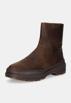 Camper cizme de piele Brutus Trek femei, culoarea maro, cu platforma, K400782-005 imagine