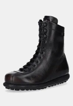 Camper cizme de piele Pelotas Ariel culoarea negru, cu toc plat, 44695-089 imagine