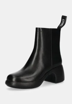 Camper cizme de piele Thelma II femei, culoarea negru, cu toc drept, K400784-001 imagine