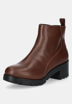 Camper cizme de piele Wanda femei, culoarea maro, cu toc drept, K400228-008 imagine