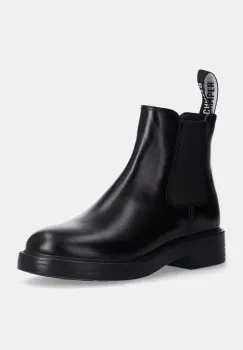 Camper ghete chelsea de piele Dean femei, culoarea negru, cu toc plat, K400761-001 imagine