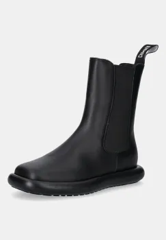 Camper ghete chelsea de piele Onda culoarea negru, cu toc plat, K400758-006 imagine