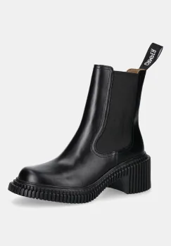 Camper ghete chelsea de piele Pix London culoarea negru, cu toc drept, K400803-001 imagine