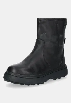 Camper ghete din piele pentru copii K900304 Norte Kids culoarea negru imagine