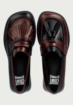 Camper loafers slip-on pentru femei din piele TWS imagine