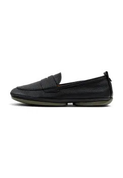 Camper mocasini de piele Right Nina femei, culoarea gri, cu toc plat, K201421-014 imagine