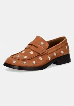 Camper mocasini din piele intoarsa Donna imagine