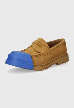 Camper mocasini din piele intoarsa Junction barbati, culoarea bej, K100956-002 imagine