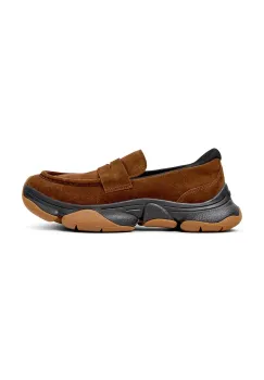 Camper mocasini pentru femei din piele intoarsa Karst 2 imagine