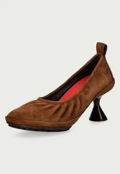 Camper  pantofi cu toc stiletto din piele intoarsa Right Left imagine